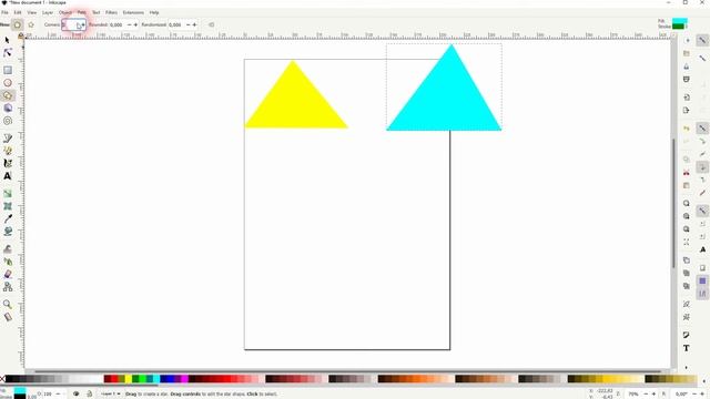 How to create triangles in Inkscape - Inkscape Tutorial 003 смотреть онлайн