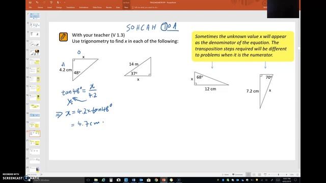 Video 6 (sin, cos tan - Finding lengths) смотреть онлайн