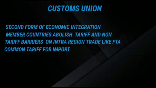 ECONOMIC INTEGRATION -TYPES (INTERNATIONAL TRADE) смотреть онлайн