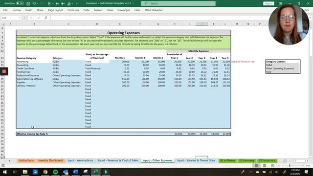 Hardware + Software as a Service Business Model Financial Projection Template Walk-through смотреть онлайн
