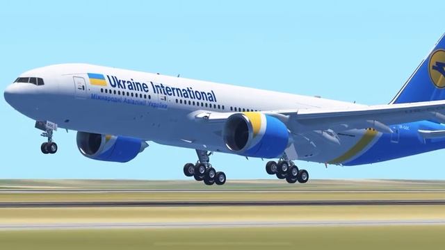 Infinite Flight - Ukraine B777 Soft Landing смотреть онлайн