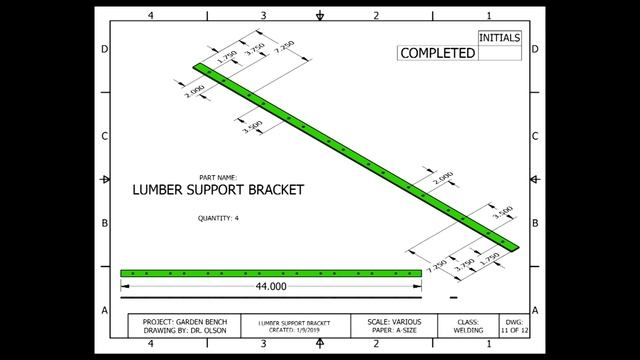 Garden Bench Welding Project Tutorial (Park Bench, MIG, GMAW, OxyAcetylene)
