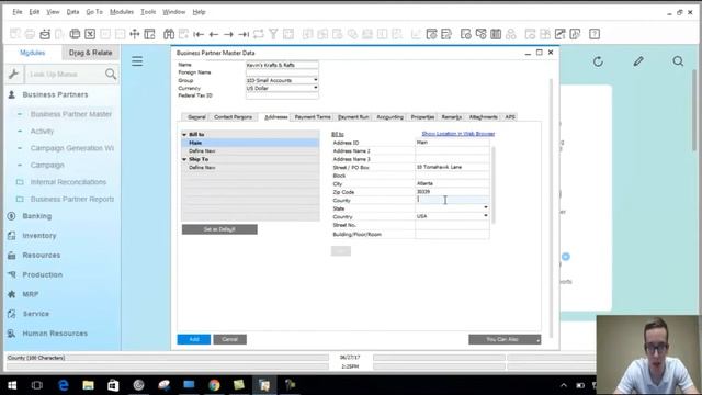 Business Partner Master Data in SAP Business One смотреть онлайн