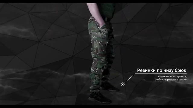 Обзор  Брюки Titan (Twill) Камуфляж Производства Элементаль