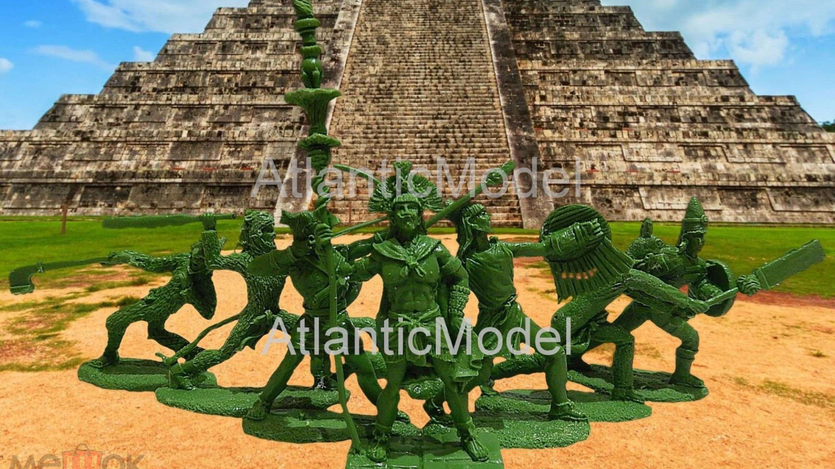 солдатики Barzso LOD Ацтеки набор 8 фигур 8 поз смотреть онлайн