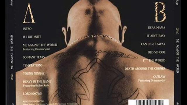 Tupac Shakur 2Pac - Fuck The World (Me Against The World Track 13)