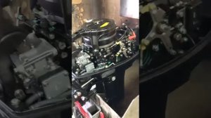 Работа мотора Marlin 9.9 PRO 326cc с доработанной гбц от Tohatsu 18. Часть 1.