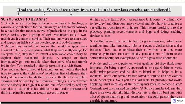 Unit 5. Surveillance. Video 5 смотреть онлайн