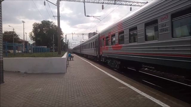 Электровоз ЭП1М-625 с поездом №480С Сухум — Санкт-Петербург смотреть онлайн