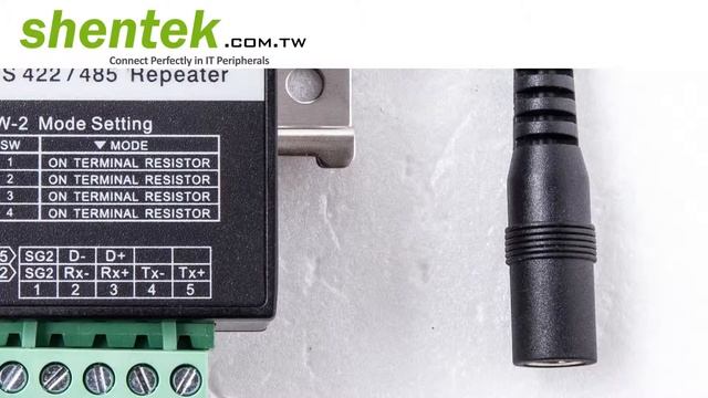Industrial RS 422 RS485 RS422 RS 485 Repeater 3KV Isolation 600W Surge Converter With DIN Rail Kit