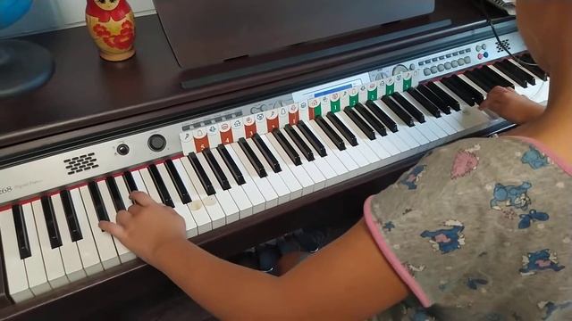 Учимся читать ноты с программой софт Моцарт, Татьяна, 10 лет