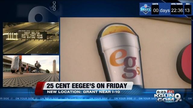 Eegee's offering 25 cent eegee's to celebrate opening of new location смотреть онлайн