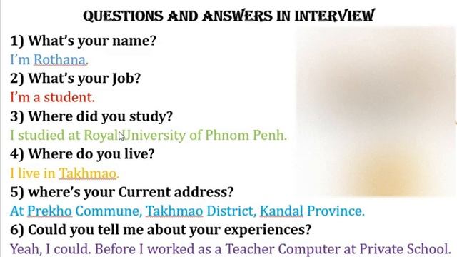 Questions and Answer in Interview English for Business Communication смотреть онлайн