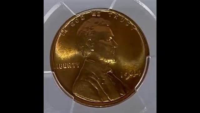 1944 Lincoln Cent MS67+ Red - Obverse смотреть онлайн