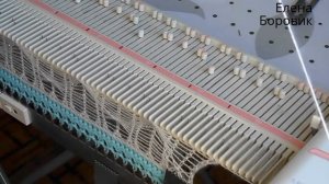 Палантин за час на любой вязальной машине