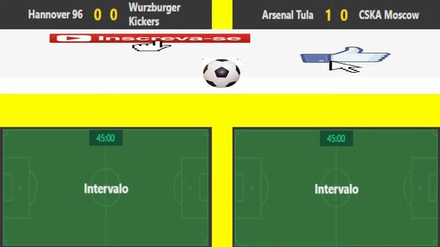 Hannover 96 x Wurzburger Kickers🌎Arsenal Tula x CSKA Moscow🌎Campo Virtual ⚽ смотреть онлайн