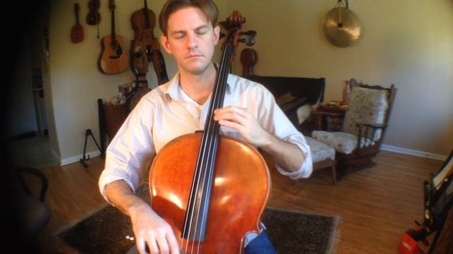 2 Octave C minor Scale half notes cello practice смотреть онлайн
