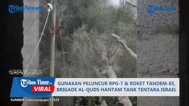 Gunakan Peluncur RPG-7 dan Roket Tandem-85, Brigade Al-Quds Hantam Tank dan Prajurit Israel смотреть онлайн