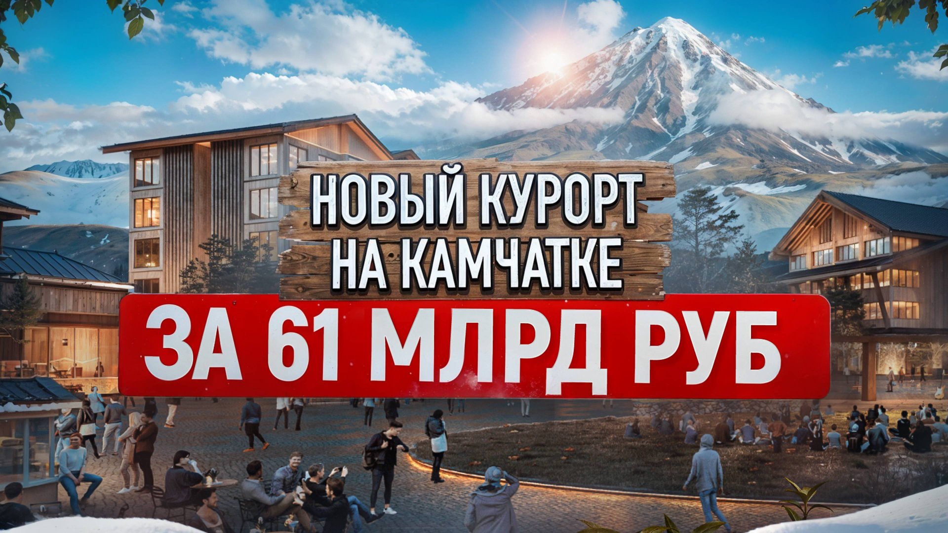 На Камчатке начали строить новый курорт. Потратят 61 млрд.руб смотреть онлайн