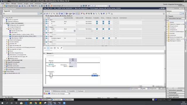 4 - Formation TIA Portal - Blocs Fonctionnels FB - DB d'instance смотреть онлайн