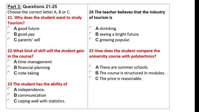 IELTS Listening Practice Test 2023 With Answer - Listening Test 3 - Recent Ielts Listening Test