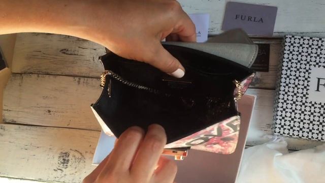 Распаковка Furla Metropolis Mini TONI ONYX. Unboxing Furla Metropolis Mini TONI ONYX.