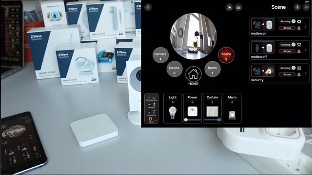 POPP Home + AEOTEC Wallmote + Philio Motion sensor - How to realize a security application смотреть онлайн