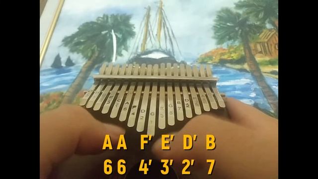 Jingle Bells - ( Kalimba Tutorial смотреть онлайн