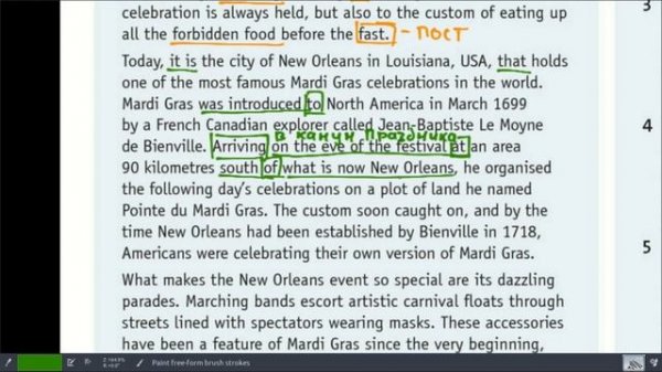 Solutions Upper-Intermediate SB | Unit 3 | чтение текста Mardi Gras -1