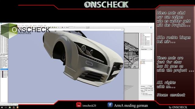 ARMA III DEV Audi TT RS Roadster Aimations DEV test V0.1 смотреть онлайн