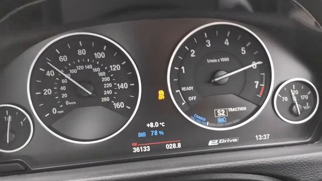 Bmw 330e f30 2017 acceleration 0-80 mph, 0-130 kmph смотреть онлайн