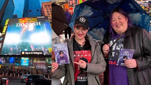 🔔DIMASH "Under The Same Sky 🤲 We Choose Peace" TSX Billboard Times Square NYC 2024.01.23 PM5:1 смотреть онлайн