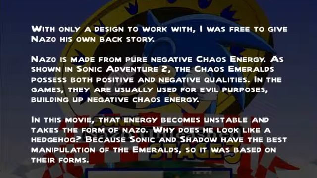 Sonic: Nazo Unleashed Backstory