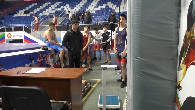Взвешивание борцов до 85 кг на СКФО 2023 до 16 лет. смотреть онлайн
