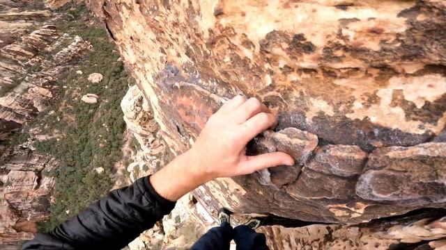 Cat in the Hat - Red Rock Canyon - 5.7 Trad Climb смотреть онлайн