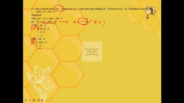 Polinomial (2) : Teorema Sisa, Teorema Faktor, Teorema Vieta
