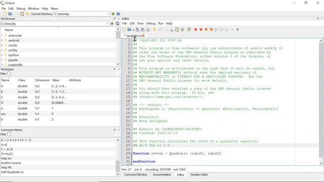 แนะนำการใช้งาน Octave เบื้องต้น (Introduction to Octave) смотреть онлайн