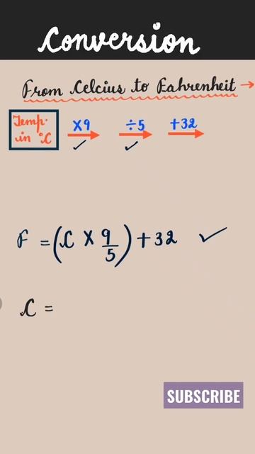 celsius to fahrenheit scale | fahrenheit to celsius |Easy trick to learn #shorts #Celsiusformula смотреть онлайн
