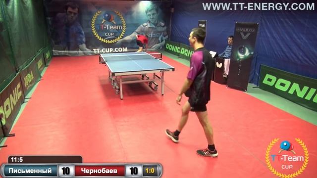 Письменный-Чернобаев. Игра за 1 место. 22 октября 2015.TT Cup смотреть онлайн