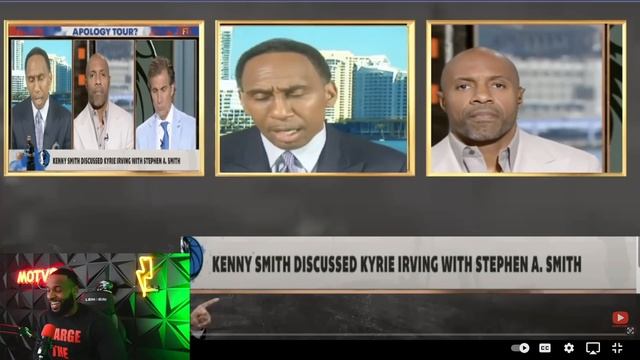 🛑 (WHOA!)| KENNY SMITH CHECKS STEPHEN A FOR HATING ON KYRIE IRVING!| SOMEONE HAD TO DO IT! смотреть онлайн