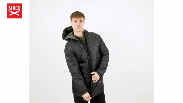 Куртка зимняя Custom Wear - Двусторонняя, Black/Olive смотреть онлайн
