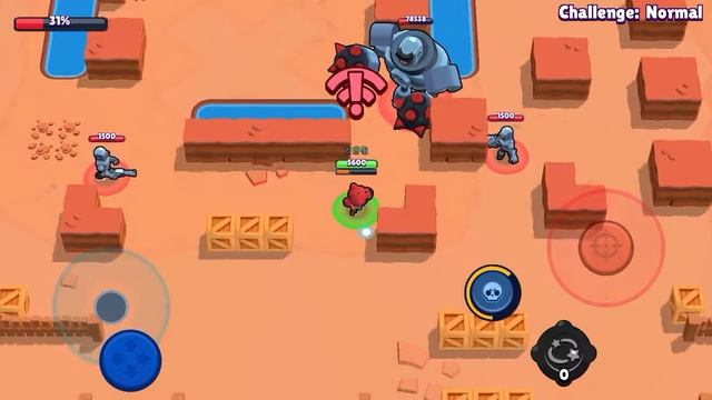 【Brawl Stars】Boss battle with Nita смотреть онлайн