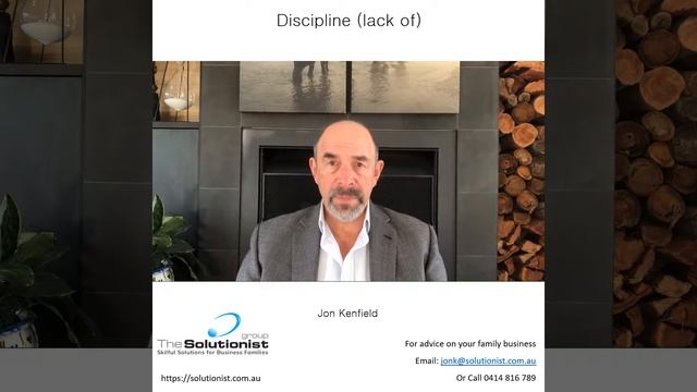 Family Business Mediation Video No 35: Discipline (lack of) By Jon Kenfield. Solutionist. смотреть онлайн