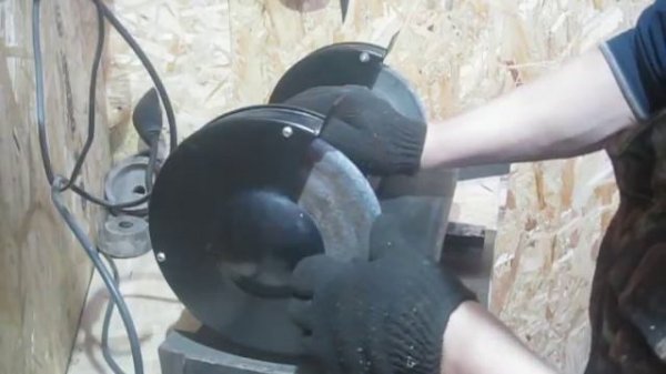 самодельный упор к наждаку Интерскол