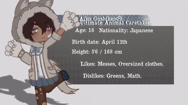 Additional info about Aiko, The ultimate Animal Caretaker | gacha смотреть онлайн