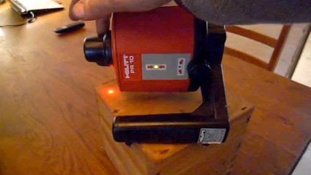 HILTI PR 10 - Rotating Laser .. vertical alignments ... смотреть онлайн