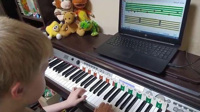 Учимся читать ноты с программой Софт Моцарт,Денис, 7 лет г Чайковский смотреть онлайн