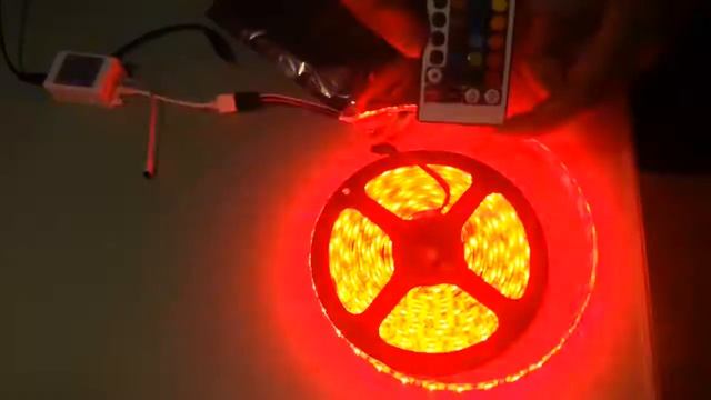 ไฟริบบิ้น ไฟLED แสงRGB +12V เปลี่ยนหลายสีมีแสงแฟลซ + รีโมท смотреть онлайн