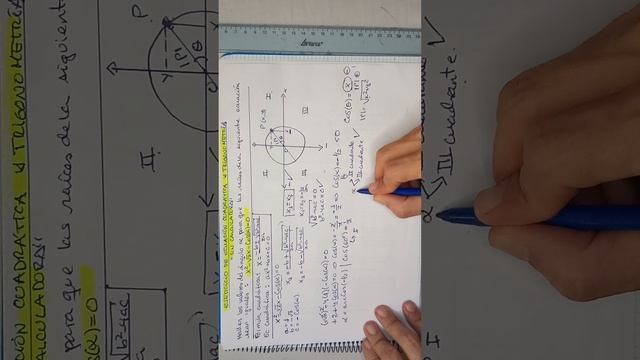 Ejercicio Ecuación Cuadrática y Trigonometría: X^2 - √2 X - Cos(α)= 0 Hallar α con raíces iguales. смотреть онлайн