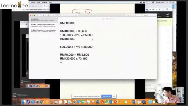 20190408 Form B & P Business Tax for Sole Proprietor & Partnership Session 1 смотреть онлайн